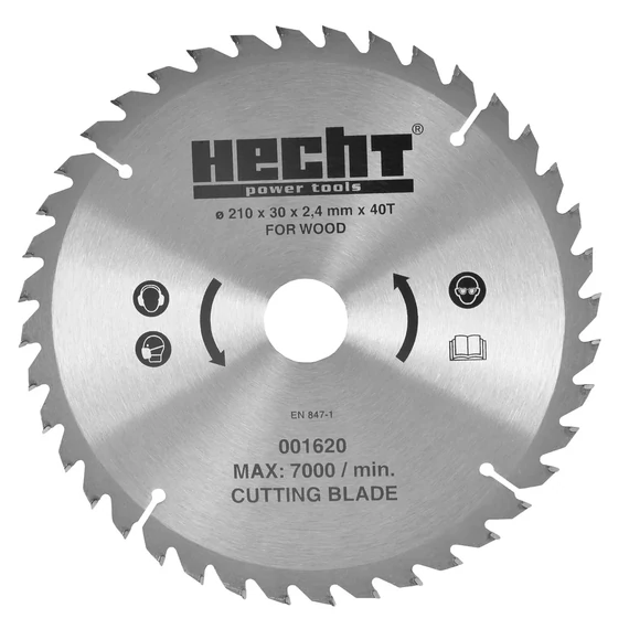 Hecht 01620 körfűrészlap 210 x 30 x 2,4 mm T40 fához