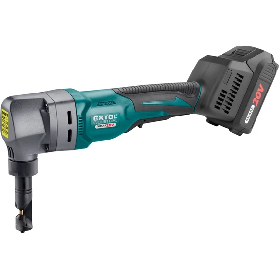 Extol 8891880 akkus lemezlyukasztó 20V Li-ion akkuval és töltővel