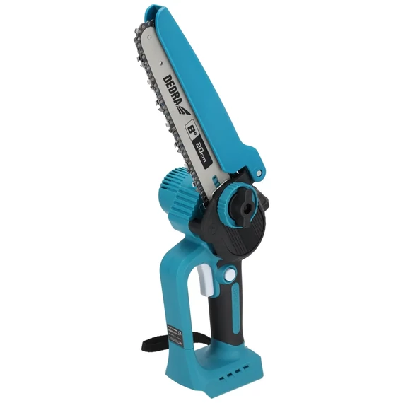 Dedra DED7181S akkumulátoros mini láncfűrész 8&quot; 200 mm 18 V akku és töltő nélkül