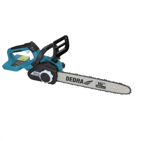 Dedra DED7184V akkumulátoros láncfűrész 16&quot; / 400 mm 2x18 V akkumulátor és töltő