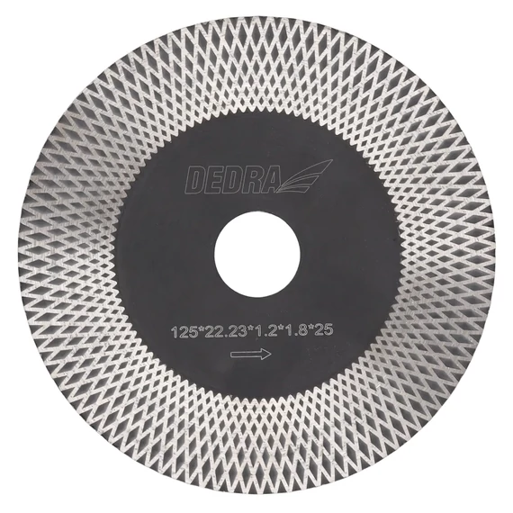 Dedra gyémánt vágókorong 125 mm rombusz szegmens