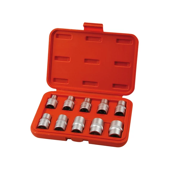 Extol dugókulcs készlet 10 db-os belső torx E8-E24 1/2&quot;