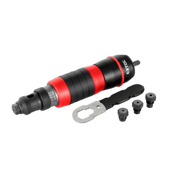 Extol adapter készlet 2,4-4,8 mm popszegecshez 1/4&quot; hatszög befogás