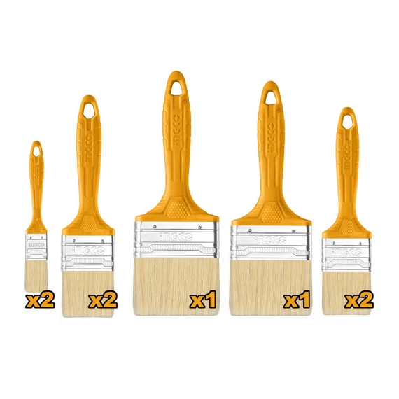 Ingco 8 részes ecset készlet festéshez