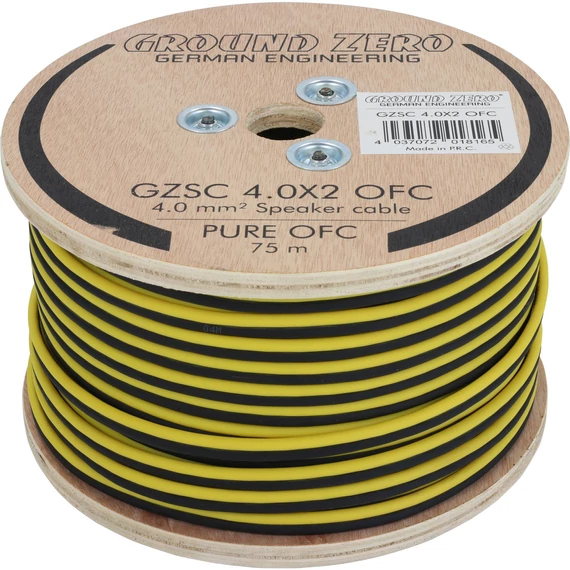 Ground Zero GZSC 4.0X2 OFC hangszóró vezeték, 2 x 4 mm