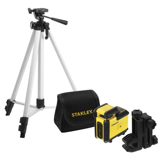 Stanley SLL360 szintező készlet keresztlézer + állvány, vörös