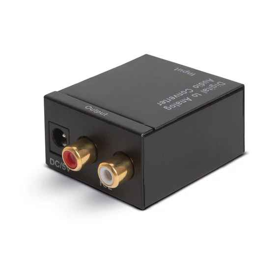 Delight digitális-analóg audió jelátalakító (Toslink-RCA)