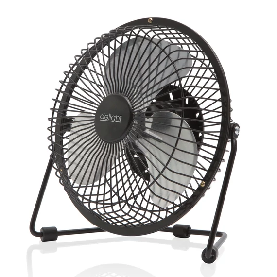 Mini ventilátor USB csatlakozóval - fekete