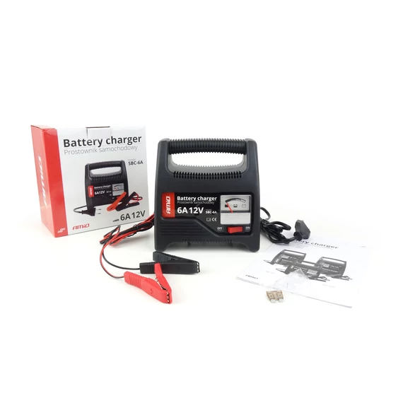 Amio SBC-6A akkumulátor töltő 6A 12V