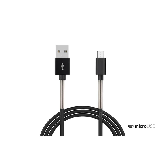 Amio USB / micro USB tölőkábel, adatkábel 1 m 2,4 A