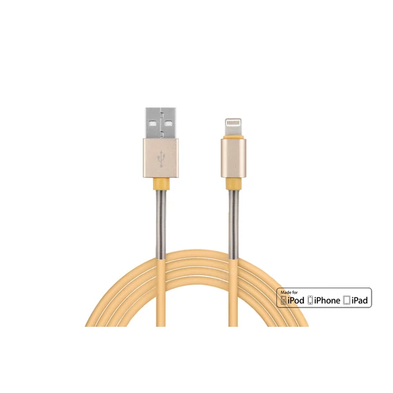 Amio USB / iPhone, iPad lightning adatkábel, töltőkábel 1 m 2,4 A