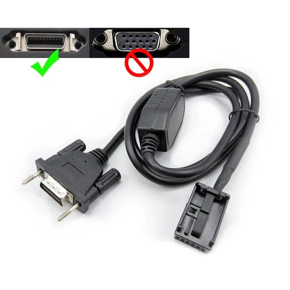Yatour Peugeot, Citroen kábel, SCSI20PIN (RD4, Quadlock)