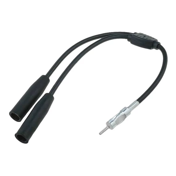 4CarMedia antenna Y elosztó 2 DIN aljzat 1 DIN dugó