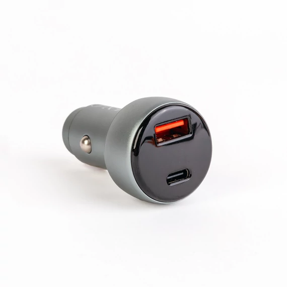 M.N.C. autós szivargyújtó adapter Type-C + USB-A 48 W