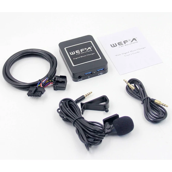 Wefa WF-606 Bluetooth/MP3/USB/AUX illesztő (Ford 1, 2 x 6 pin)