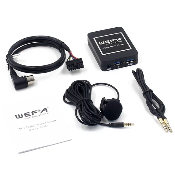 Wefa WF-606 Bluetooth/MP3/USB/AUX illesztő (Mitsubishi, 13 pin)