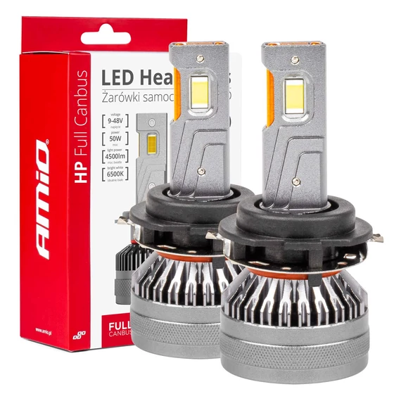 Amio LED izzó HP Series H7-6 Canbus 6500K 12/24 V