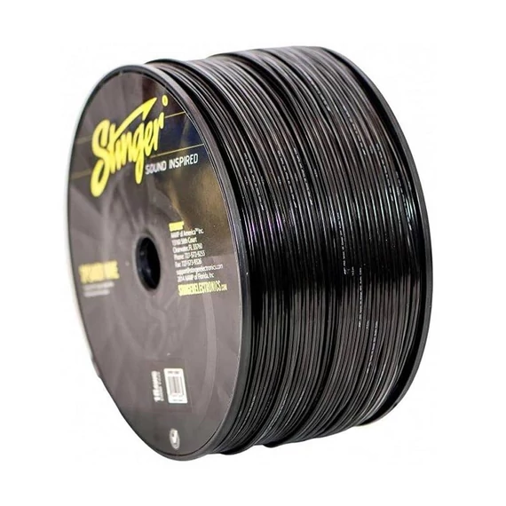 Stinger SPW518BK1 OFC hangszóró vezeték 2x0,75mm², fekete