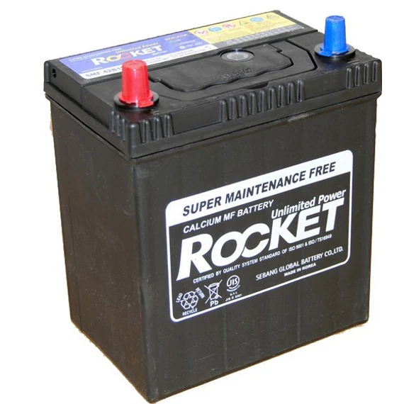 Rocket akkumulátor 40 Ah 187x127x226 mm bal pozitív