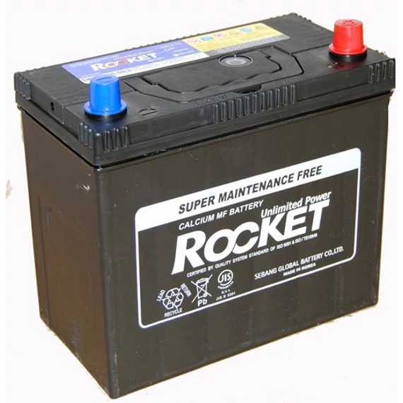 Rocket akkumulátor 45 Ah 238x129x225 mm jobb pozitív