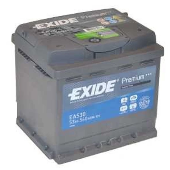Exide akkumulátor 53 Ah 207x175x190 mm jobb pozitív
