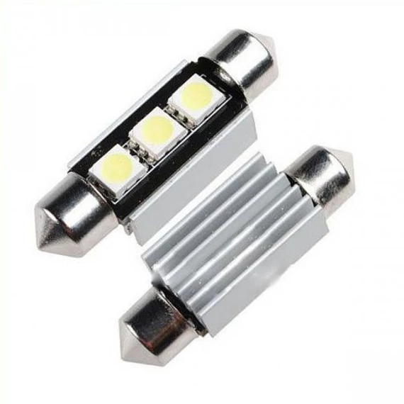 Can Bus led izzó 12V 1.5W Szofita 36 mm 5050 3 SMD fehér