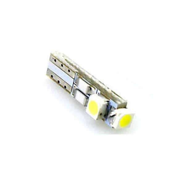 Led izzó 12V 0,5W T5 3528 (1210) 3 SMD fehér