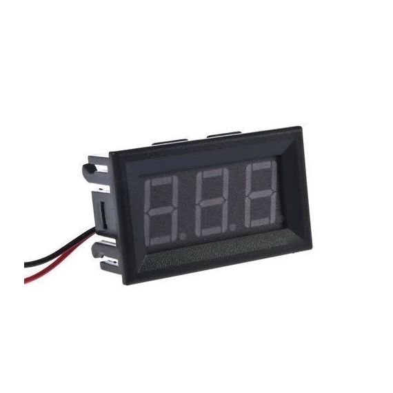 Digitális feszültségmérő zöld 4-30V