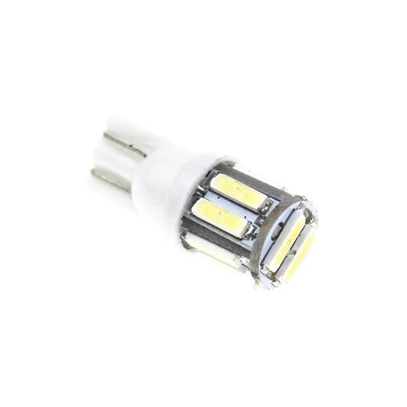 Led izzó 12V 3W T10 7014 10 SMD fehér