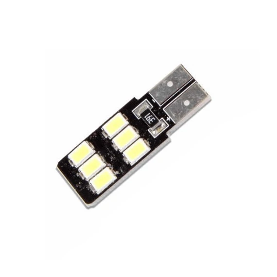 CAN Bus led izzó 12V 1.5W T10 5730 6 SMD fehér