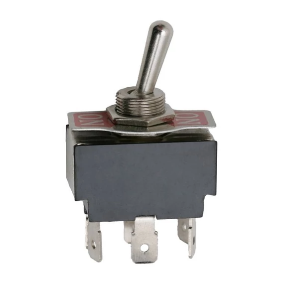 Karos kapcsoló 10A/250V előlappal