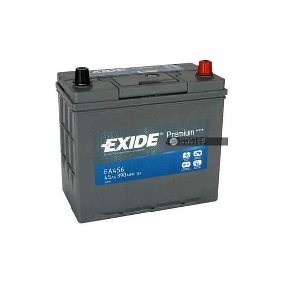 Exide akkumulátor 45 Ah 187x136x220 mm jobb pozitív