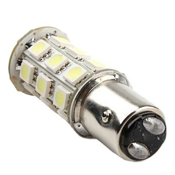 Led izzó 12V 4.5W BAY15D 5050 27 SMD piros