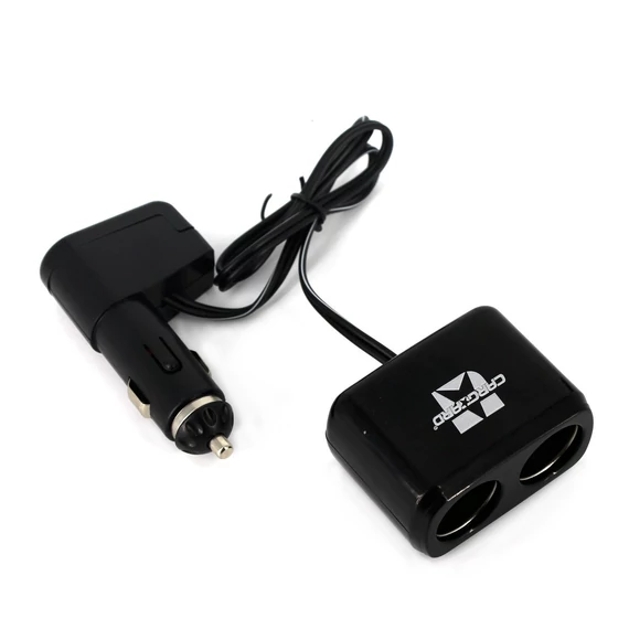 Szivargyújtó elosztó 2-es 12 / 24 V 1A USB csatlakozóval