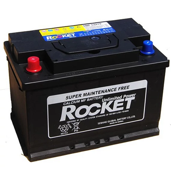 Rocket akkumulátor 78 Ah 277x175x190 mm bal pozitív