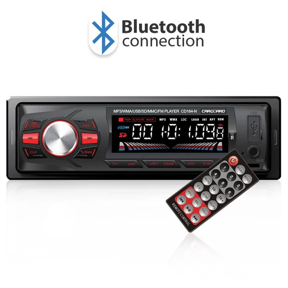 Autórádió MP3 lejátszóval SD/USB + távirányító