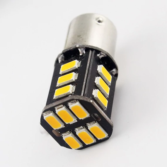 Led izzó 12V 1.9W BAY15D 18 5730 SMD fehér