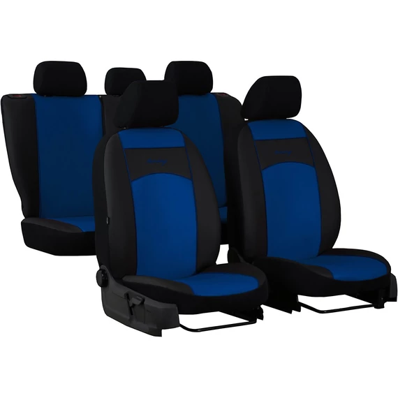 Üléshuzat Deluxe Eco bőr kék