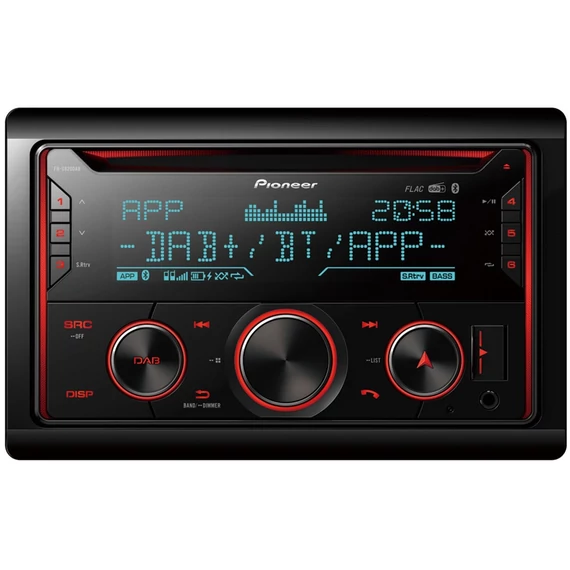 Pioneer FH-S820DAB 2DIN Autórádió DAB+ Tuner