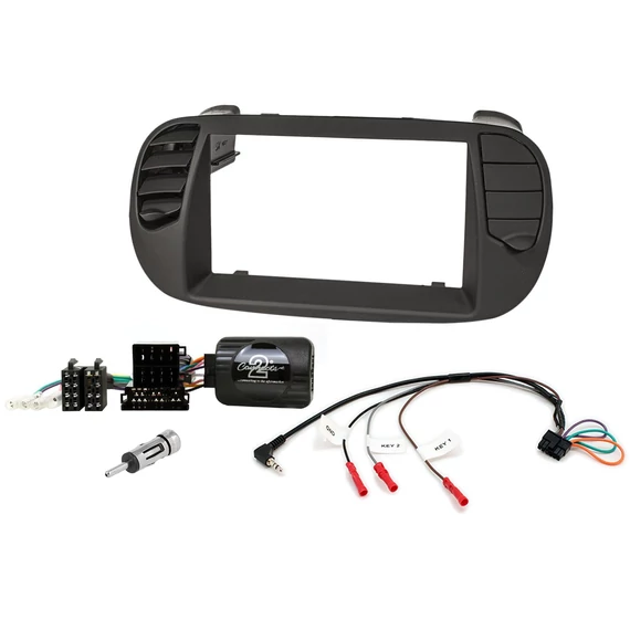 Connects2 Fiat 500 2 DIN fejegység extra beépítő szett