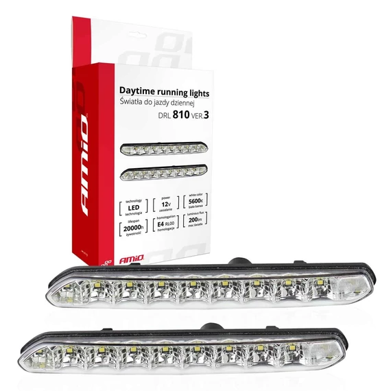 Amio DRL 810 v3 nappali menetfény világítás
