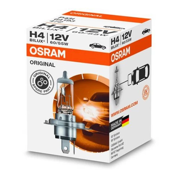 Osram halogén izzó H4 12 V 60/55 W P43T