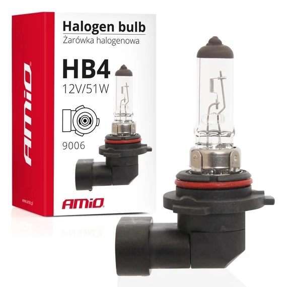 Amio halogén izzó HB4 12 V 51 W 9006 UV szűrő