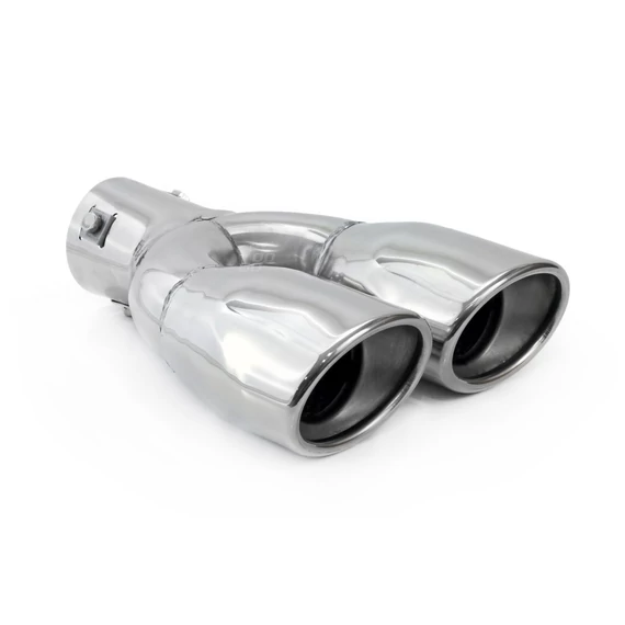 Amio kipufogóvég dupla inox krómozott MT010