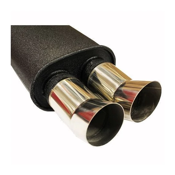 DTM kipufogódob rozsdamentes acél 525 x 220 mm