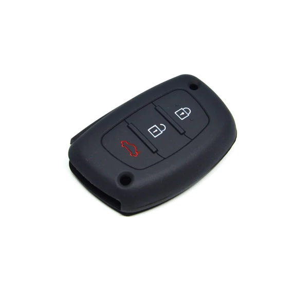 Szilikon tok kulcshoz fekete (Hyundai - KIA)