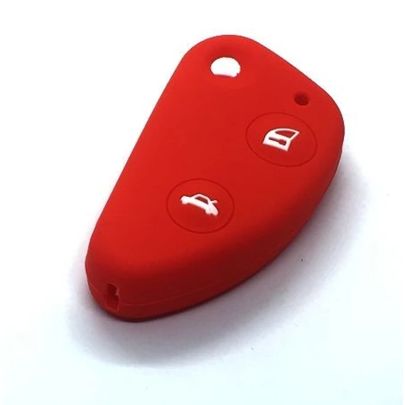 Szilikon tok kulcshoz piros (Alfa Romeo)