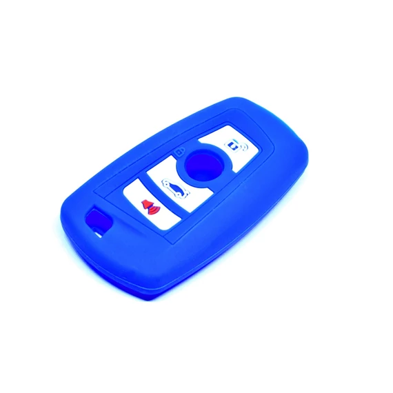 Szilikon tok kulcshoz kék (BMW)