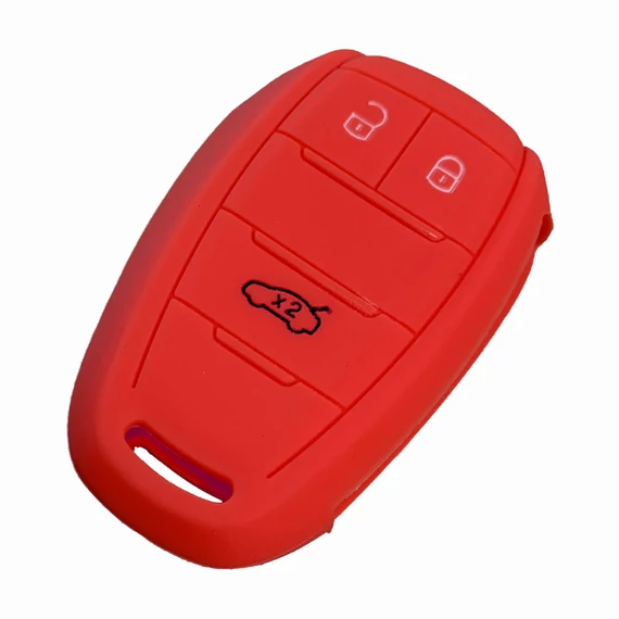 Szilikon tok kulcshoz piros (Alfa Romeo)