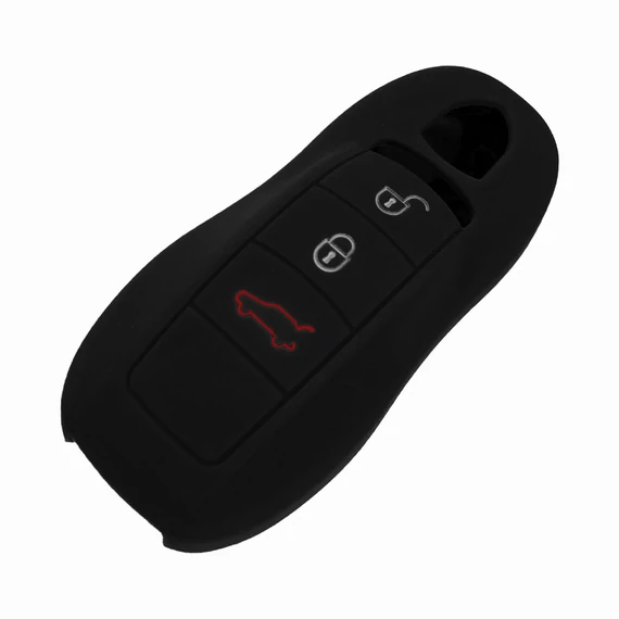 Szilikon tok kulcshoz fekete (Porsche)